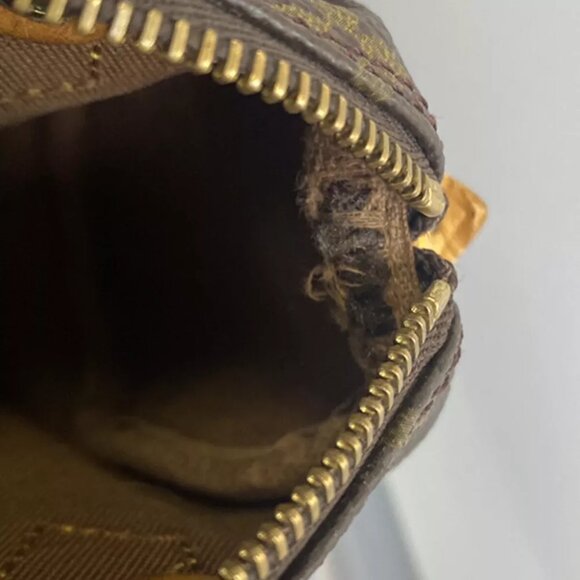 LOUIS VUITTON Mini Speedy 2Way Hand Bag Monogram Leather Brown M41534 17YE066 - Picture 7 of 16